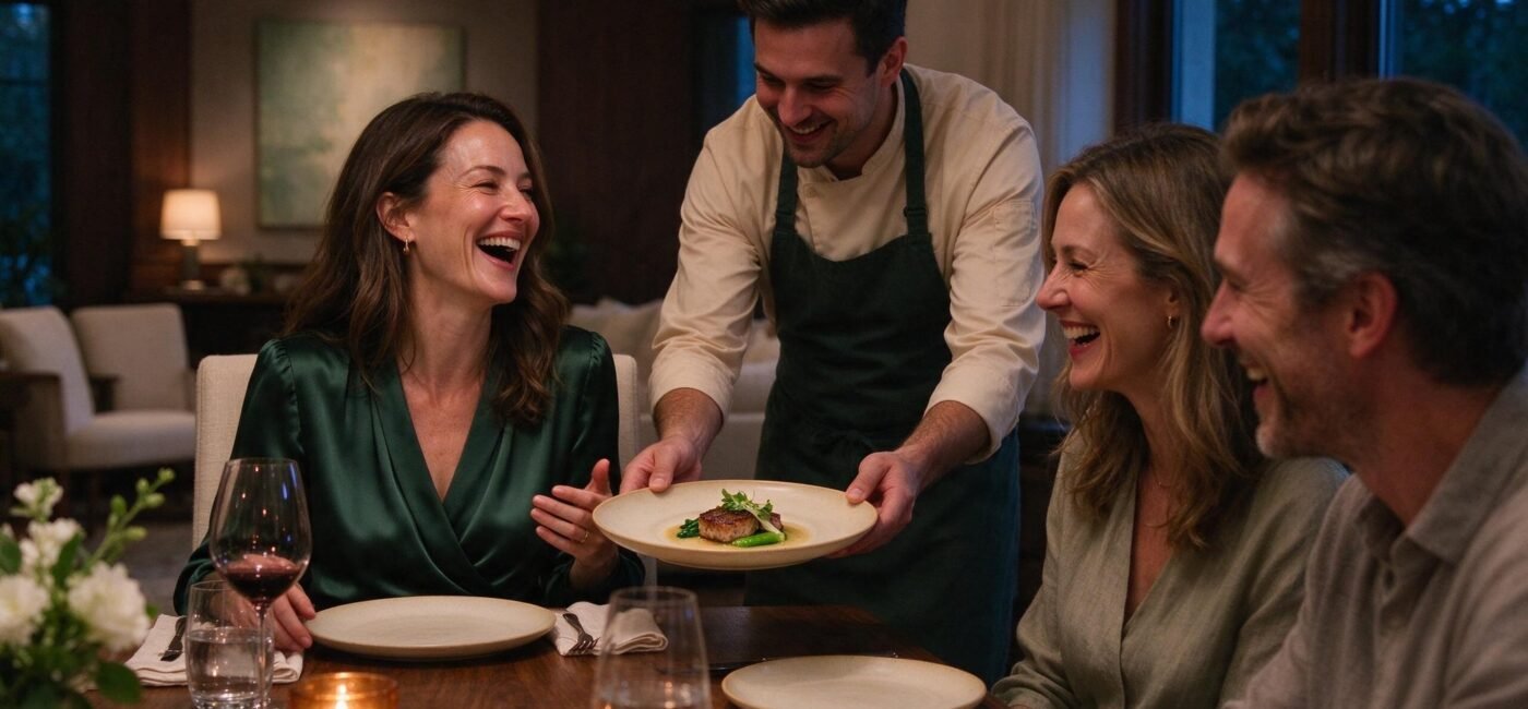 How to Host a Dinner Party With a Private Chef